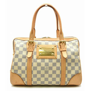 Louis Vuitton Damier Azur White Berkeley Handbag Boston Bag uPawn